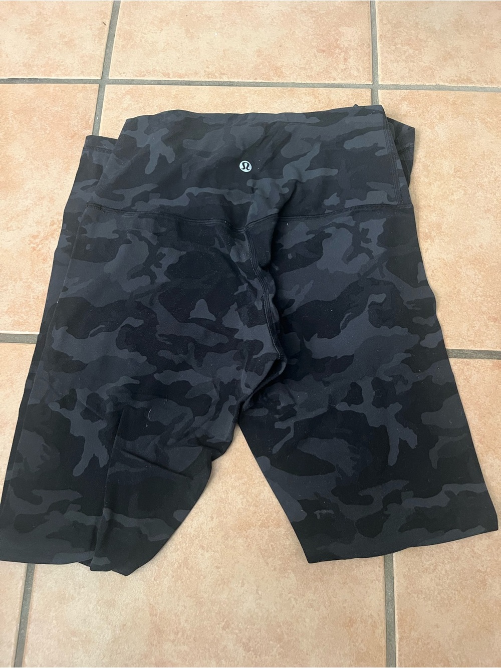 lululemon athletica Black Camo High-Rise Leggings